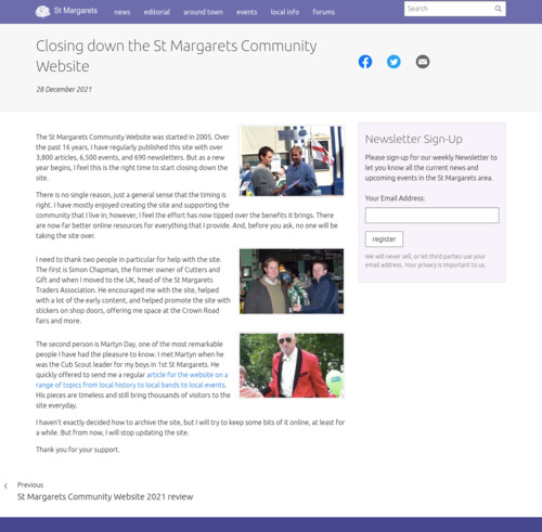 Image - Closing-down-the-St-Margarets-Community-Website