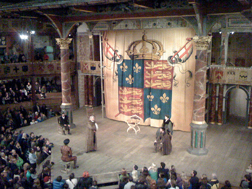 From The Globe Theatre in London on 8 October 2010.  Wonderful evening with the Pacey's.